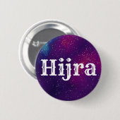 Badge Rond 5 Cm Hijra personnalisable identité Galaxy (Devant & derrière)