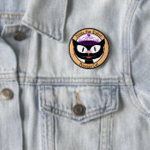 Badge Rond 5 Cm Hilda le Kitten™ Princess Cat (En situation)
