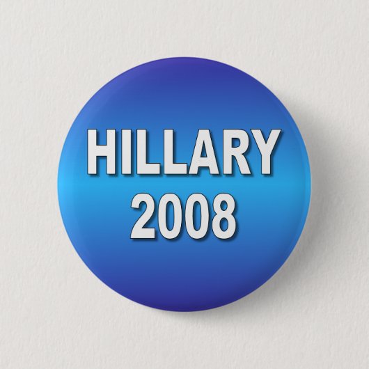 Badge Rond 5 Cm Hillary 2008 (Devant)