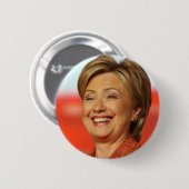 Badge Rond 5 Cm Hillary Clinton (Devant & derrière)