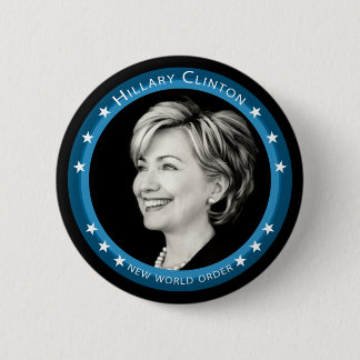 Badge Rond 5 Cm hillary Clinton 08. pittoresque