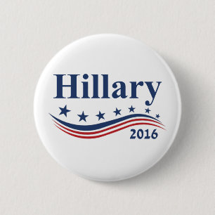 Badge Rond 5 Cm Hillary Clinton 2016