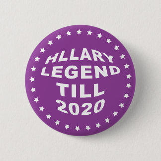 Badge Rond 5 Cm Hillary Clinton 2016 violet Pinback Button 2"