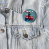 Badge Rond 5 Cm Hillary Clinton latest campaign slogan for 2016 (En situation)