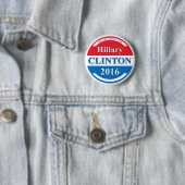 Badge Rond 5 Cm Hillary Clinton pour le président 2016 (En situation)