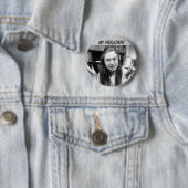 BADGE ROND 5 CM HILLARY CLINTON, PRÉSIDENT (En situation)