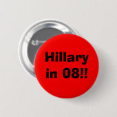 Badge Rond 5 Cm Hillary dans 08 ! ! (Devant & derrière)