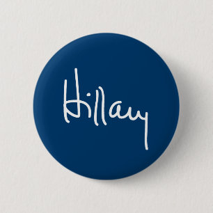 Badge Rond 5 Cm Hillary dédicacent (blanc) - .png