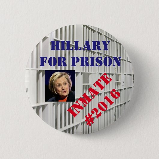 Badge Rond 5 Cm Hillary pour le bouton de prison (Devant)