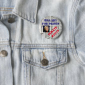 Badge Rond 5 Cm Hillary pour le bouton de prison (En situation)