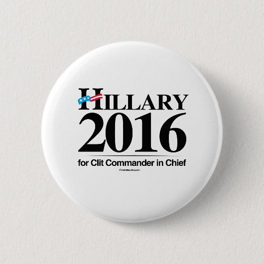 Badge Rond 5 Cm Hillary pour le commandant allumé par C (Devant)