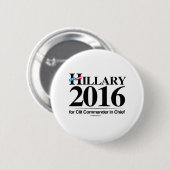 Badge Rond 5 Cm Hillary pour le commandant allumé par C (Devant & derrière)