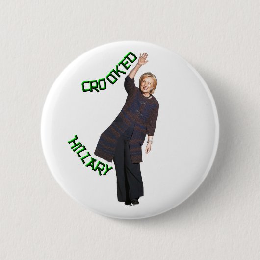 Badge Rond 5 Cm Hillary tordue (Devant)
