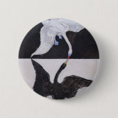 Badge Rond 5 Cm Hilma af Klint Groupe IX SUW Le Cygne (Devant)