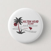 Badge Rond 5 Cm Hilton Head Island (Devant)