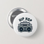Badge Rond 5 Cm Hip hop (Devant & derrière)