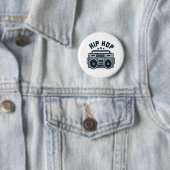 Badge Rond 5 Cm Hip hop (En situation)