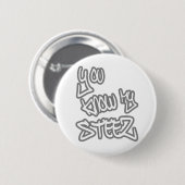 BADGE ROND 5 CM HIPHOP (Devant & derrière)