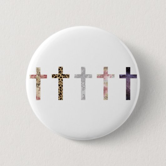 Badge Rond 5 Cm Hippie (Devant)
