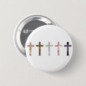 Badge Rond 5 Cm Hippie (Devant & derrière)