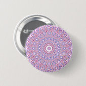 Badge Rond 5 Cm Hippie Boho Funky Bohemian Super Kaleidoscope (Devant & derrière)