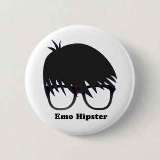 Badge Rond 5 Cm Hippie d'Emo