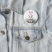 Badge Rond 5 Cm Hippo River Adventure Mommy to Be (En situation)