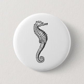 Badge Rond 5 Cm Hippocampe