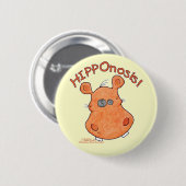 Badge Rond 5 Cm HIPPOnosis ! (Devant & derrière)