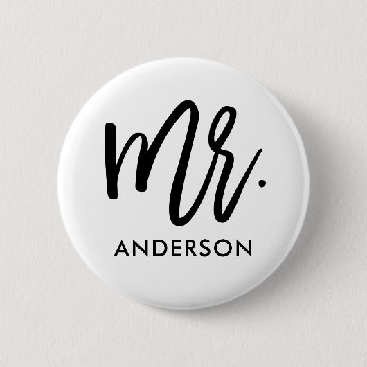 Badge Rond 5 Cm His Very Own Personalized Name (Devant)
