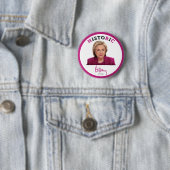 Badge Rond 5 Cm Historique - Hillary Clinton 2016 pour le (En situation)