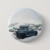 Badge Rond 5 Cm Hiver Aventure Parking (Devant)