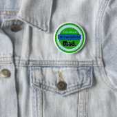 Badge Rond 5 Cm HO collecteur de train Pinback/bouton (En situation)