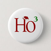 Badge Rond 5 Cm Ho Ho Ho (Devant)