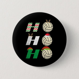 Badge Rond 5 Cm Ho Ho Ho - Joueur de l'équipe de volley-ball de No