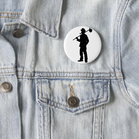 Badge Rond 5 Cm HOBO Conception originale et authentique (En situation)