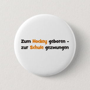 Badge Rond 5 Cm Hockey