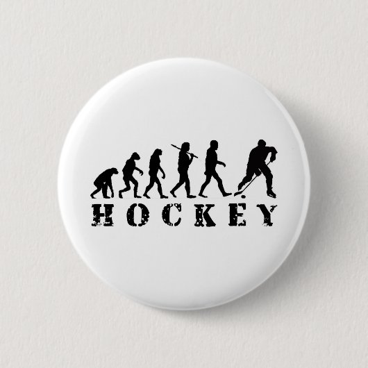 Badge Rond 5 Cm Hockey (Devant)