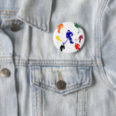 BADGE ROND 5 CM HOCKEY (En situation)