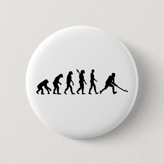 Badge Rond 5 Cm Hockey de champ d'évolution (Devant)