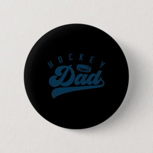 Badge Rond 5 Cm Hockey papa Cadeaux papa Fête des pères