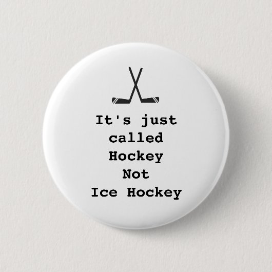 Badge Rond 5 Cm Hockey quota Funny Ice Canadian Meme Joke (Devant)