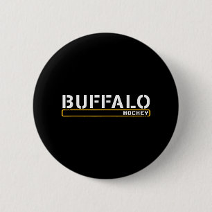 Badge Rond 5 Cm Hockey sur bison _ Hors de l'entraînement de la gl
