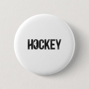 Badge Rond 5 Cm Hockey sur gazon Hockey