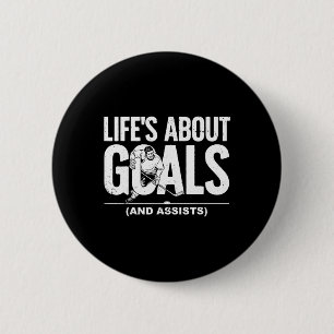 Badge Rond 5 Cm Hockey sur glace cool pour hommes femmes amateur d