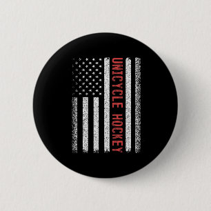 Badge Rond 5 Cm Hockey sur monocycle drapeau américain femmes 4 ju