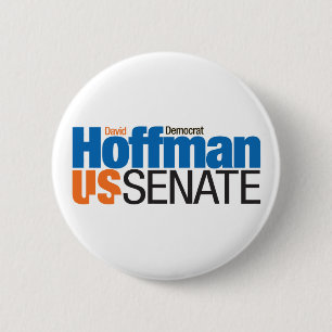 Badge Rond 5 Cm Hoffman pour le bouton de l'Illinois
