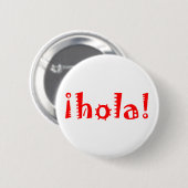 Badge Rond 5 Cm Hola (Devant & derrière)