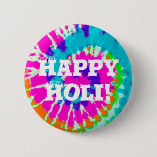 Badge Rond 5 Cm holiES - Power Spiral Batik Style