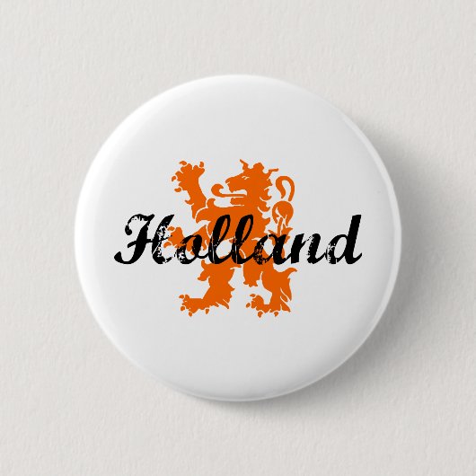 Badge Rond 5 Cm Hollande (Devant)